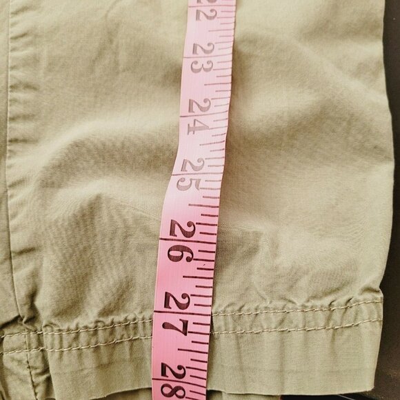 Columbia Olive Green Khaki Casual Outdoor Capri Pants Size 8 - Picture 2 of 6